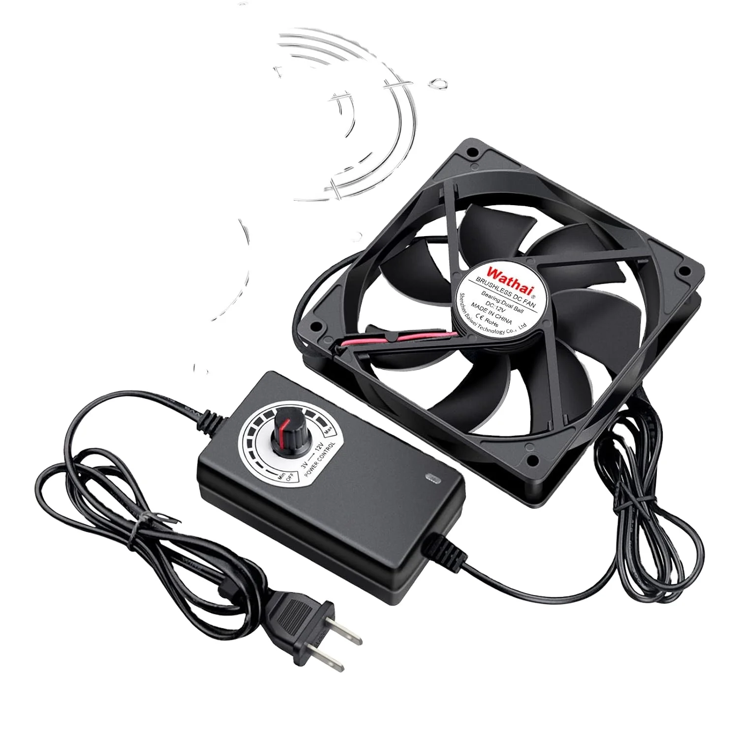 240V variable speed controller DVR game station component cooling fan