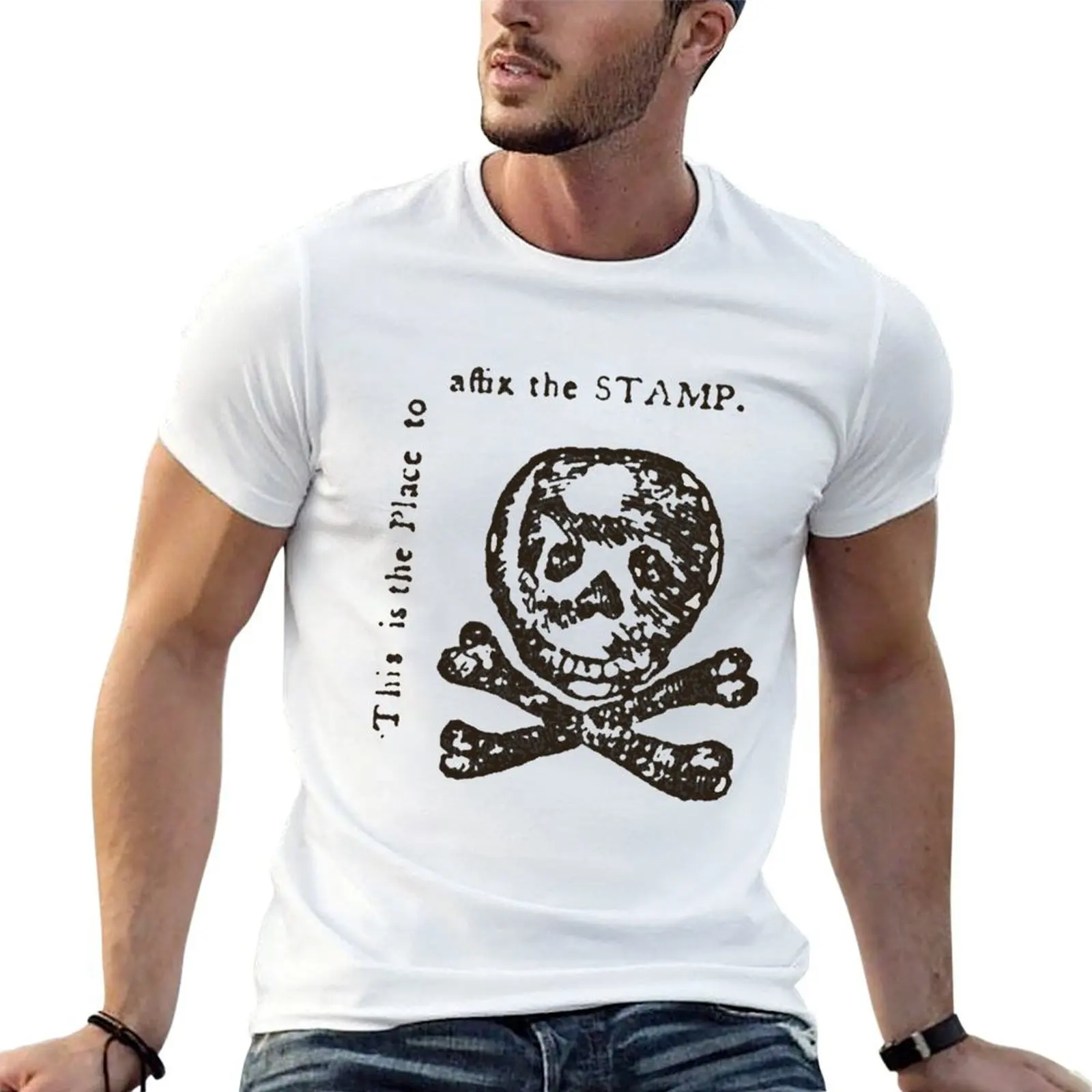The Dreaded Stamp! T-Shirt vintage anime shirt valentines boutique clothes fitted t shirts for men
