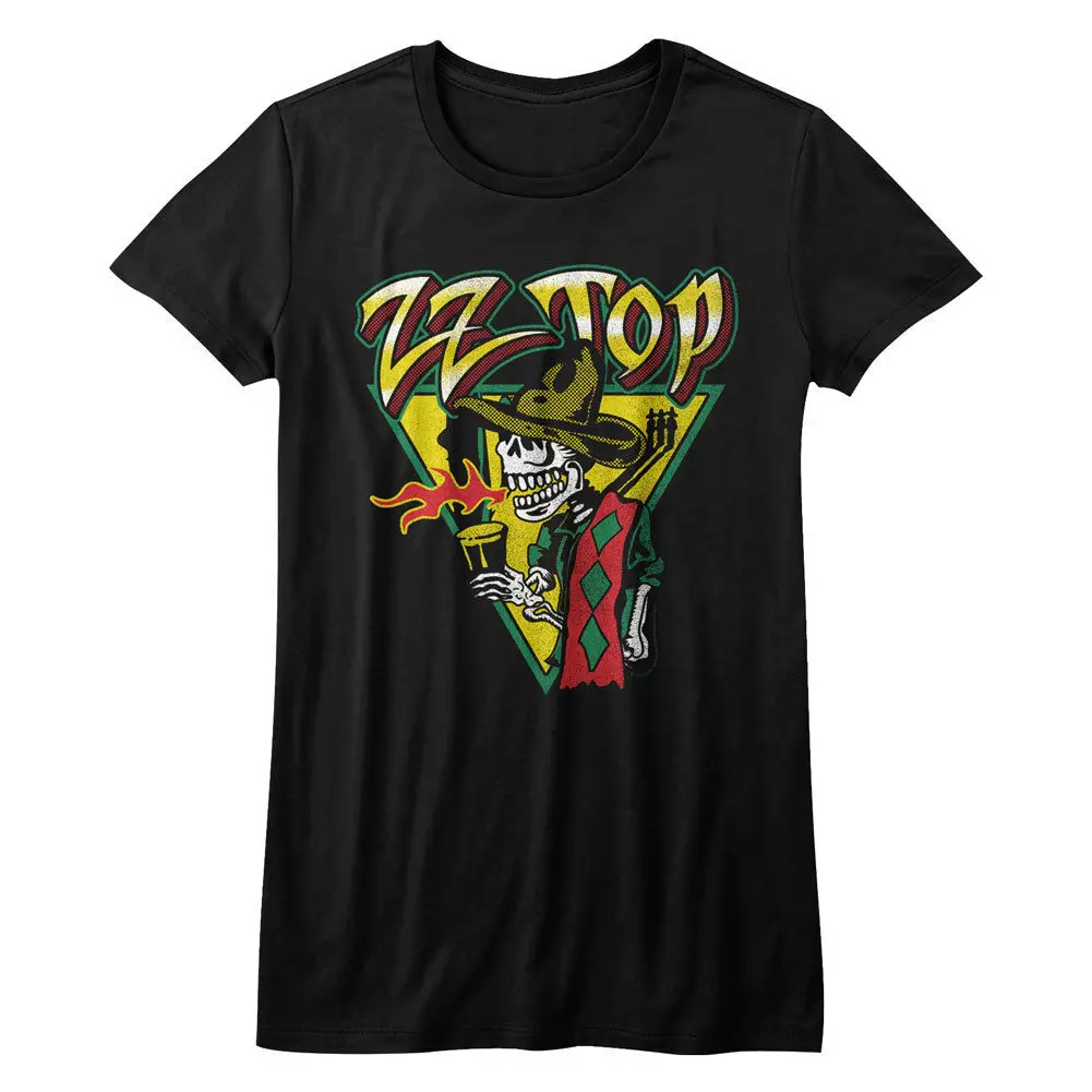 

ZZ Top Mescalero Album Cover Womans Fitted T Shirt Rock Music