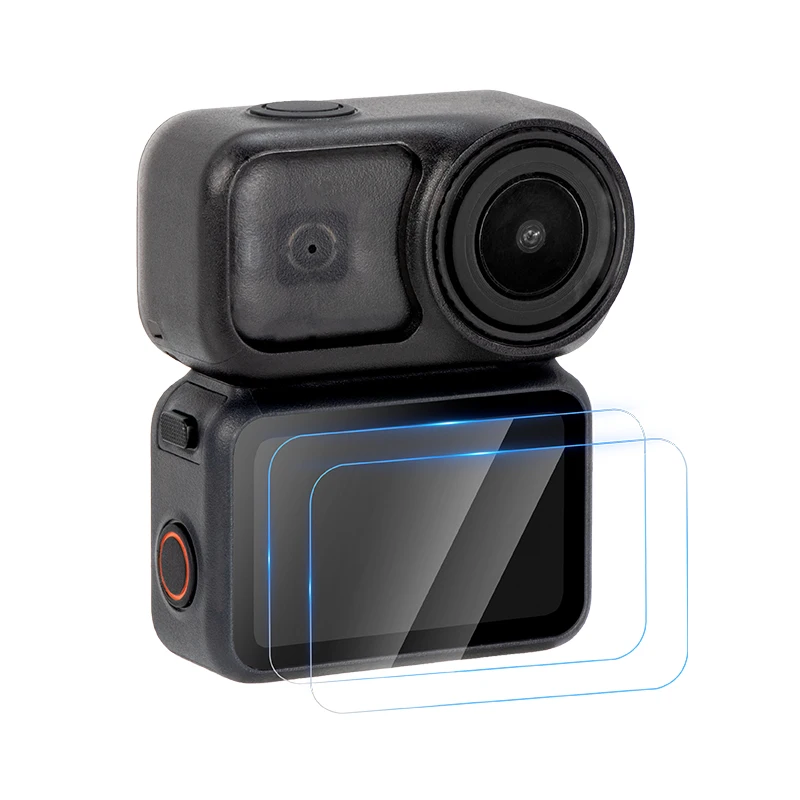 STARTRC حقيبة تخزين صغيرة محمولة حقيبة حمل للسفر صندوق مقاوم للماء الصلب 2 قطعة فيم زجاجي لملحقات كاميرا DJI OSMO نانو #5