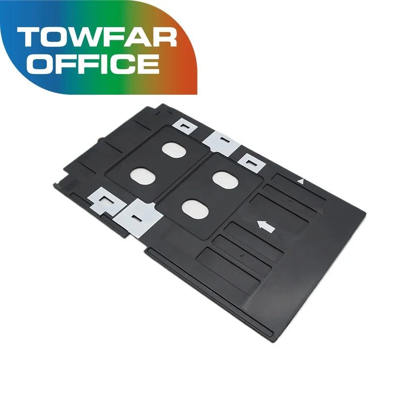 1PC PVC Plastikowa taca na kartę identyfikacyjną do Epson R260 R265 R270 R280 R290 R380 R390 RX680 T50 T60 A50 P50 L800 L801