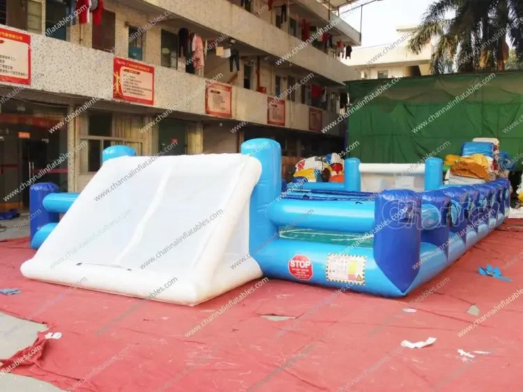 New Design Inflatable Human Table Football Sports Game Fences Commercial Foosball Table Soccer Games for Adults Sport Events view 4