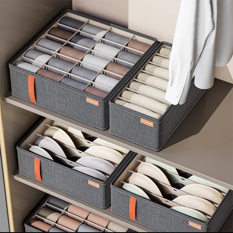 Biancheria intima Calzini Reggiseno Scatola portaoggetti Armadietto Cassetto Organizzatore Stoccaggio Vestiti multifunzionali Organizzare lo stoccaggio classificato per la casa
