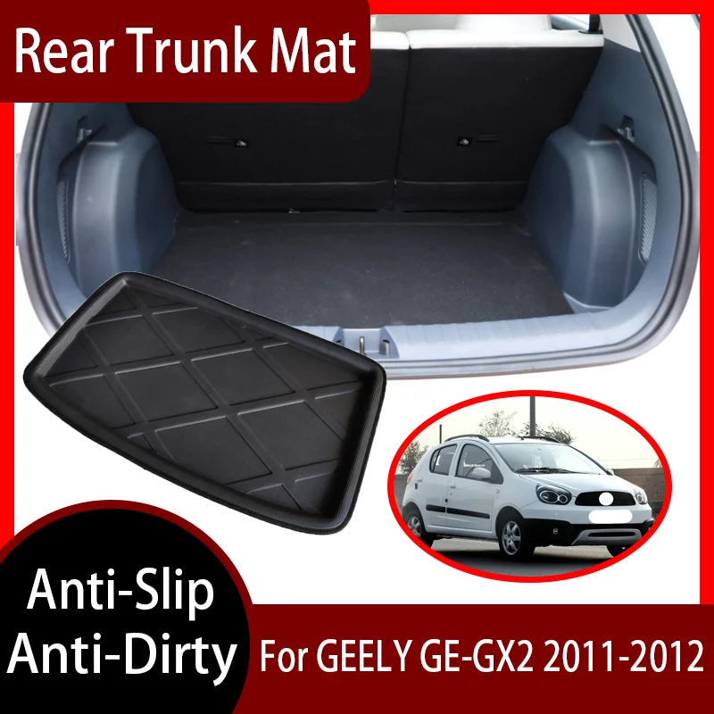 

Trunk Mats For GEELY GE-GX2 2011-2012 Tray Cargo Liner Carpets Pad Car Rear Waterproof FLoor Boot Carpet Anti-Slip Anti-Dirty