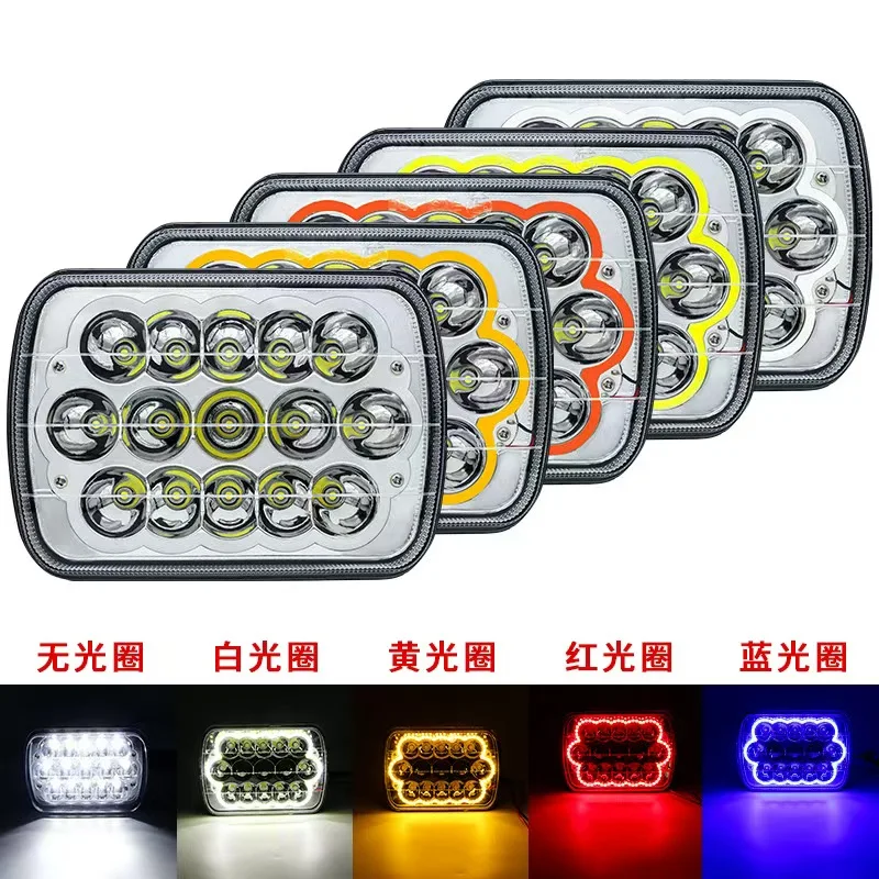 

Best Price 5D Waterproof Hi Lo Beam 5X7 Square Led Headlight 7 Inch Square For Truck