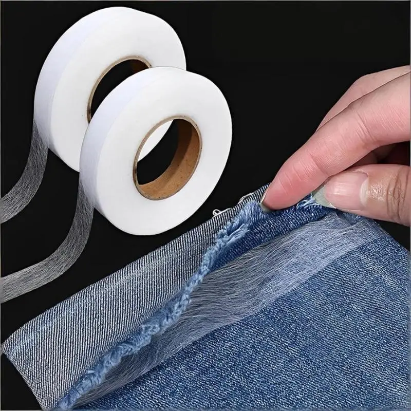 

Self Adhesive Pants Hem Tape Iron DIY Jean Clothes Length Shorten For Hats Clothes Hot Melt Double-Sided Tape Sewing Tool