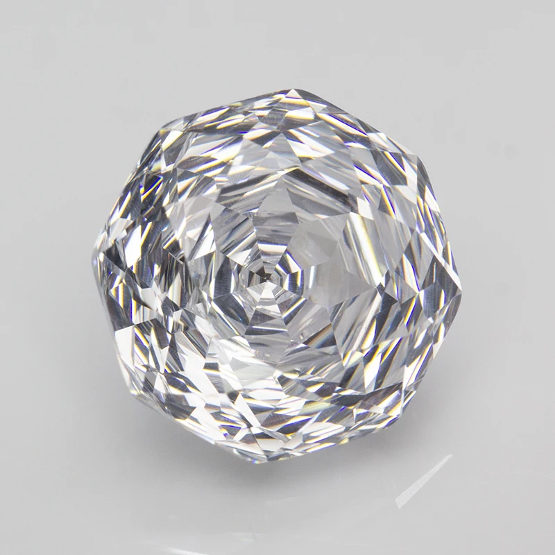 Never Fade White Color Rose Cut Cubic Zirconia Loose Stone 6.0mm / 7.0mm / 8.0mm / 10.0mm CZ Gemstones for Jewelry Making