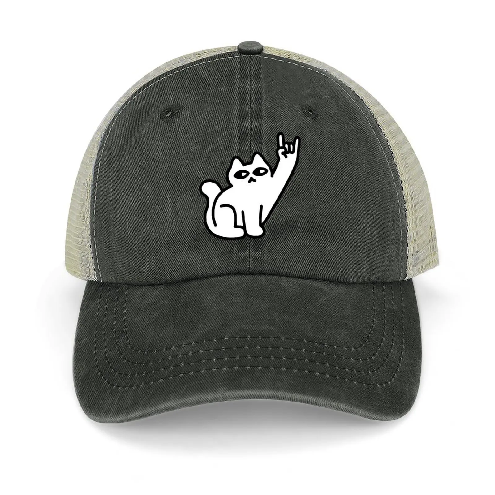 

Cats Like Metal Baseball Cap Luxury Brand Fishing cap funny hat Mens Tennis Women's