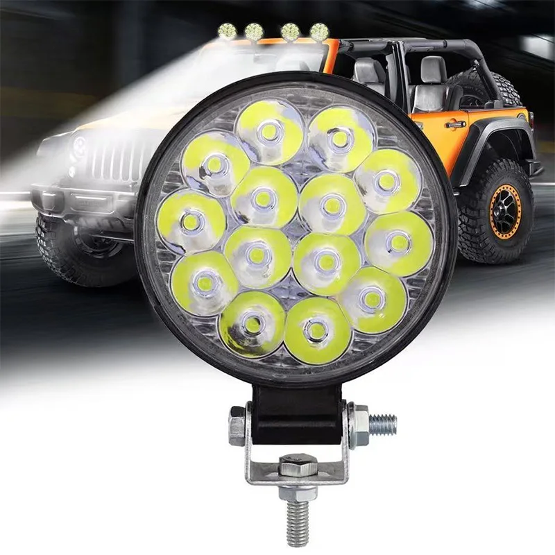 

14 LED Mini LED Work Light Bar 12V/24V Super Bright Off Road Auxiliary Fog Lamp Driving Light for Car SUV Jeep Truck ATV