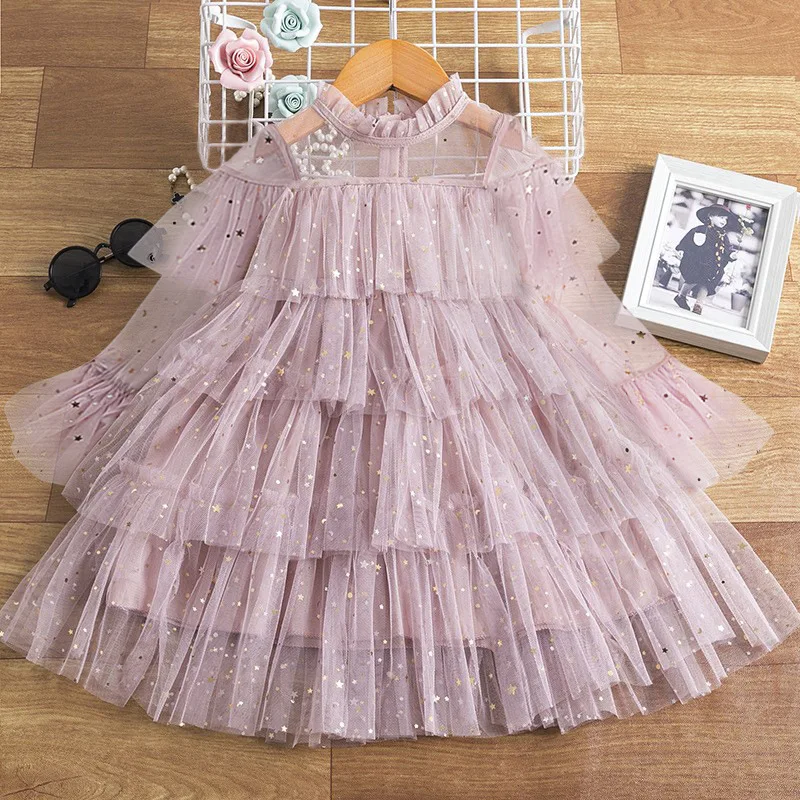 

2-8Y Months Baby Girls Dress Big Bow Wedding Party Elegant Little Princess Dress Kids Birthday Present Christmas Vestidos