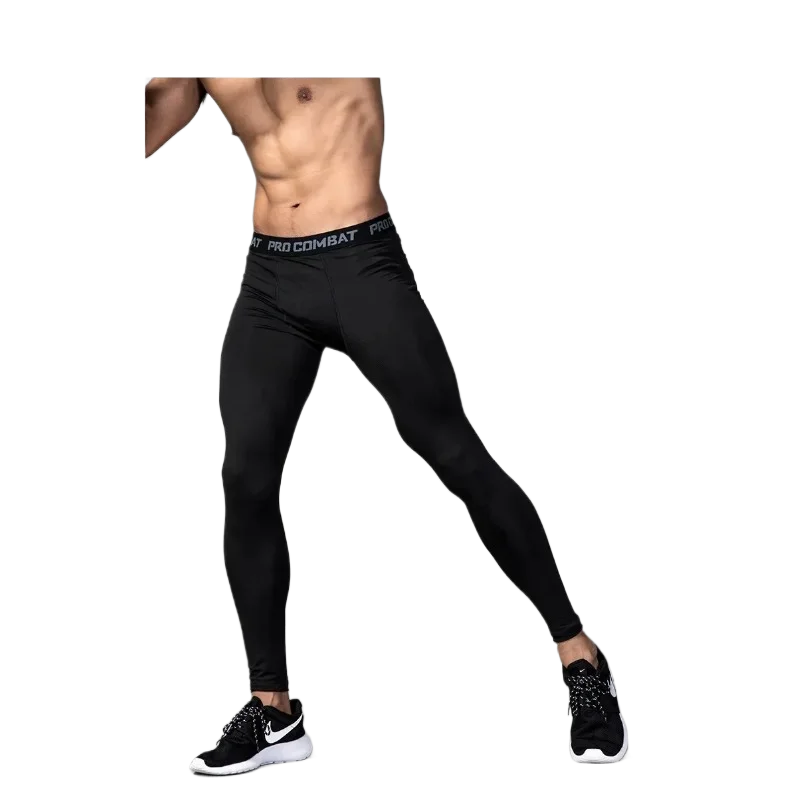 Men's Tight Pants Paired with Shorts, Gym Training Pants That Can Be Worn All Year Round, Quick Drying Comfortable Pants