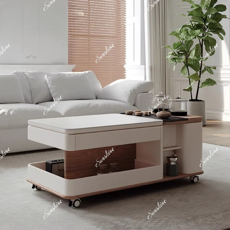 

Tea integrated kettle living room home rock slab light luxury multi-functional kung fu tea table