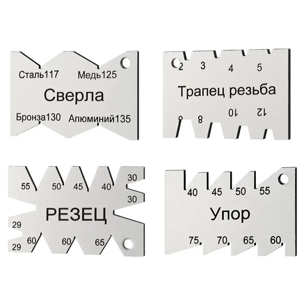 Measuring Tool Thread Iron Carbon Steel Wire Cutting Bit Gauge Setting Template Angle Gauge