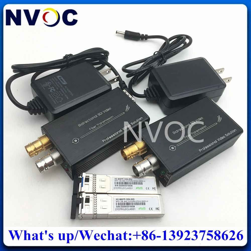 

1Ch Mini-type Bi-directional 3G-SDI to Fiber Optic Converter Transceiver,SMF,20KM LC SFP Including Transmitter and Receiver