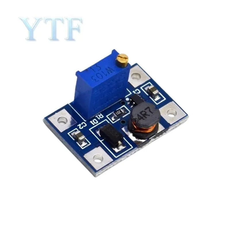 5Pcs 2-24V To 2-28V 2A DC-DC SX1308 Step-UP Adjustable Power Module Step Up Boost Converter