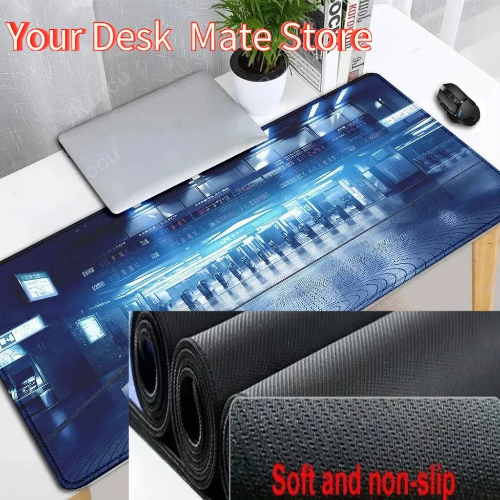 Anime 5 C-Centimeters Per Second Mouse Pad Large Rubber Tablepad PC Game Mousepad Laptop Desk Pad XXL Non-slip teclado Mouse Mat