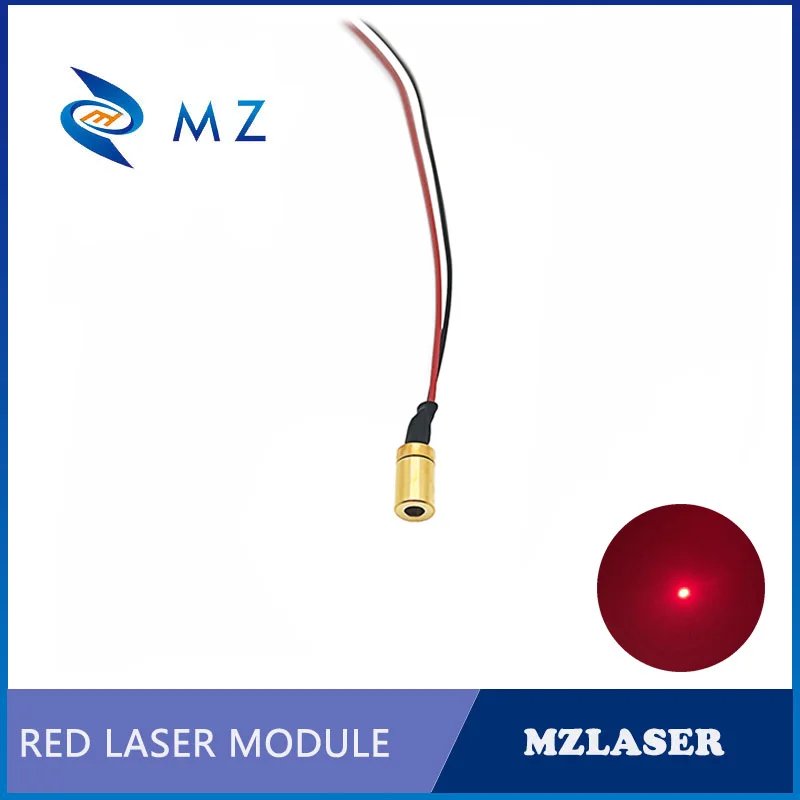 Imagem -03 - Padrão Mini mm 635nm 10mw Módulo do Laser do Ponto Vermelho Apc tipo de Movimentação Circuito cw Modelo Grau Industrial