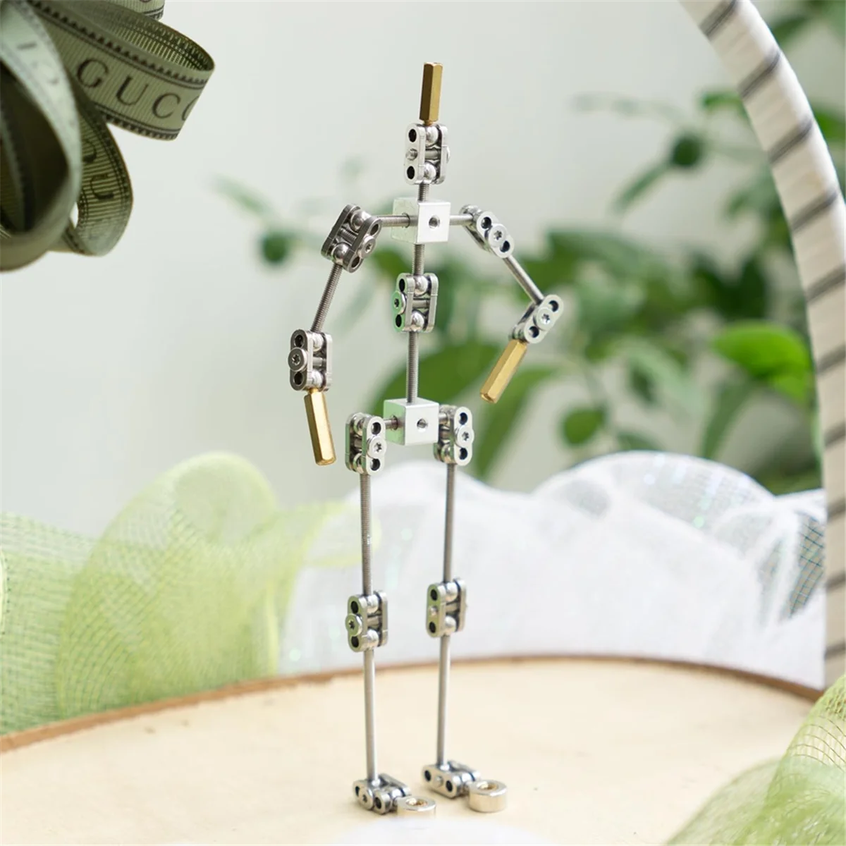 

AA38M Armature Kit - DIY Metal Puppet Figure Skeleton, Easy to Assemble, Animated Character Design, for Stop Motion Animation