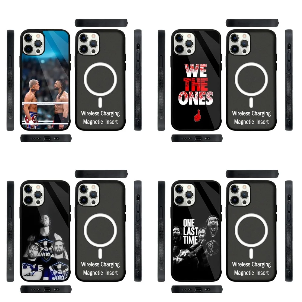 

WWE The Shield Phone Case Strong Magnetic For IPhone 15,14,13,Pro,Max,Plus,11,12,Mini For Magsafe Wireless Charging