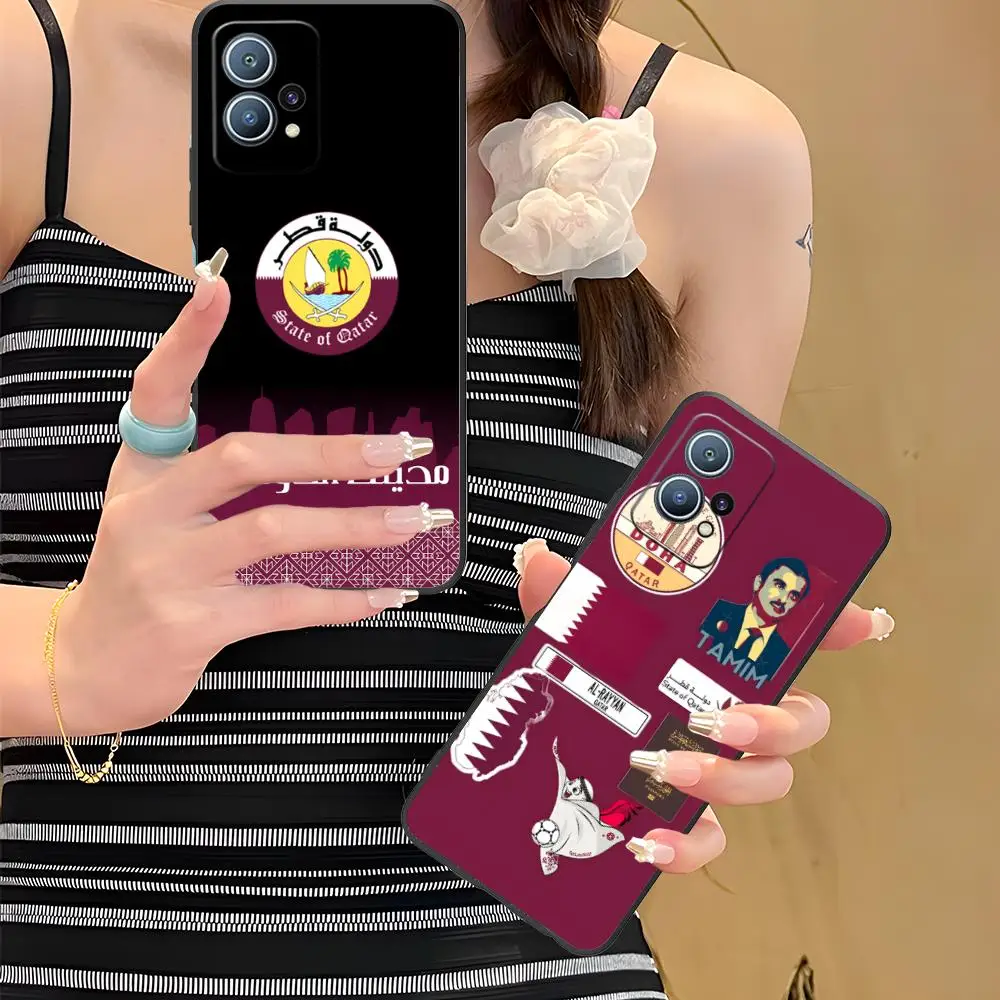 Qatar Flag Mobile Cell Phone Case for Huawei P60 P50 P40 P30 P20 P10 P9 P8 Pro Lite Plus Colour Printing Cover Pretty Cellphones