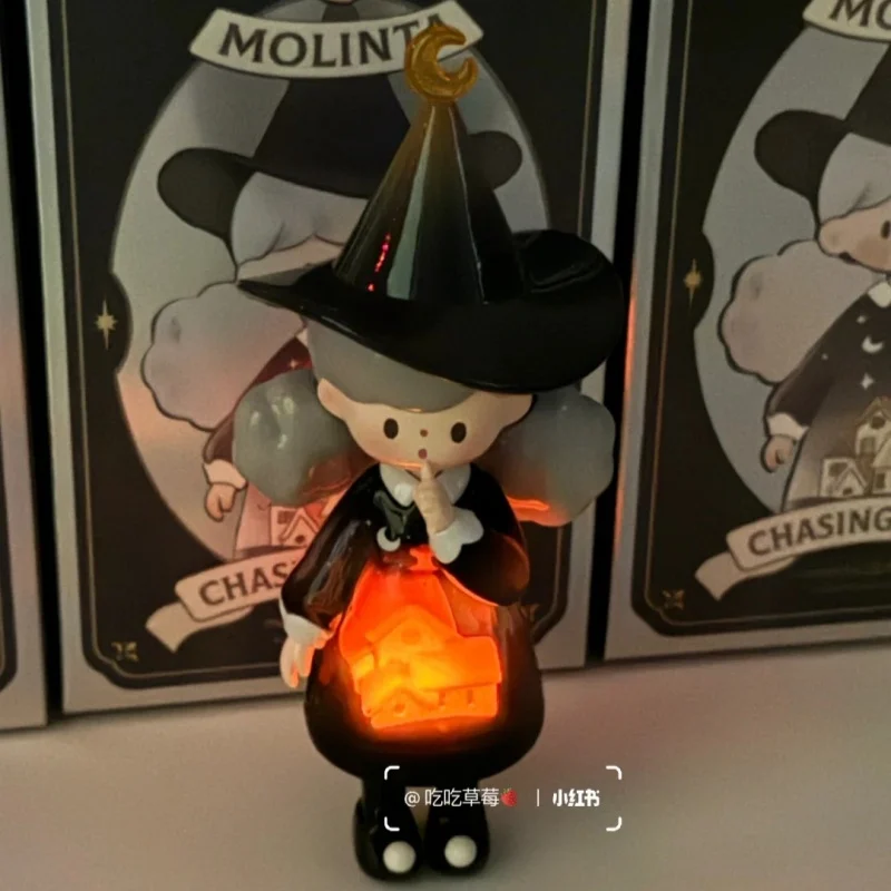 Nowość w magazynie Oryginalna seria Molinta Chasing Light Blind Box Kawaii Doll Mystery Box Anime Figure Room Decoration Collection Gift