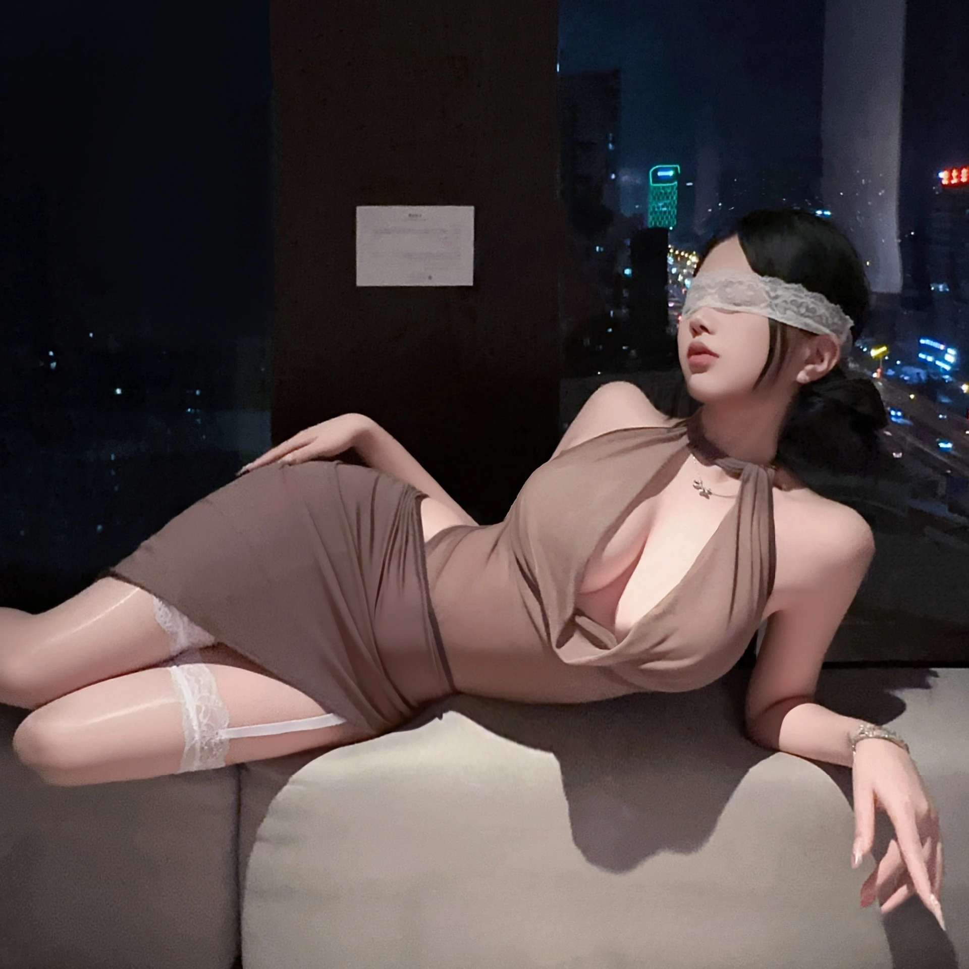 Sexy Office Secretary Cosplay  - огляд і ціна Lace Trim Cami
