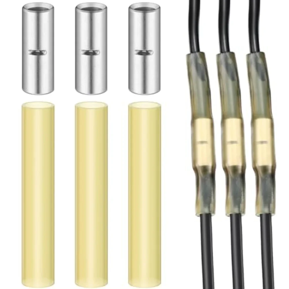 3PCS Submersible Pump Wire Connector Kit With 10 Heat Shrink Tubing For Electrical Wire Repair And Installation