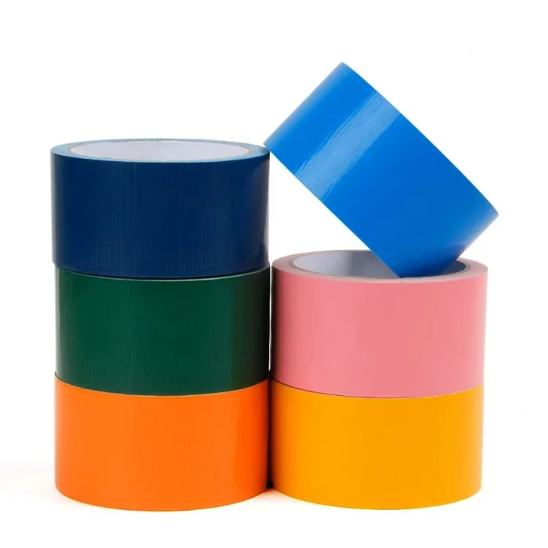 

【Sale By Bulk】Colorful Single-Sided Adhesive Eco-Friendly Cloth Gaffer Tape Waterproof Acrylic Duct Tape For Carpet Splicing Edg
