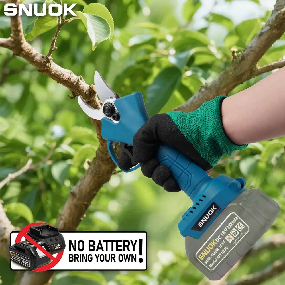 Snuok Bare-Machine Brushless Electric Shear Power Tool Outdoor Tree Trimming and Cutting Machine for Makita 18V Lithium Battery