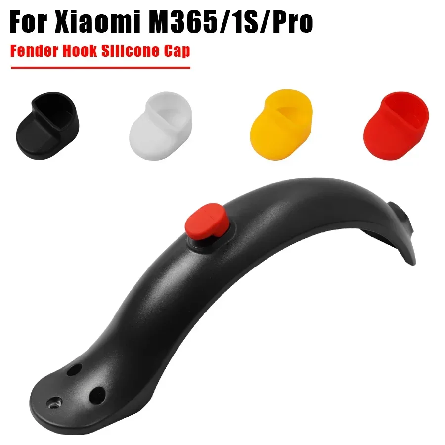 Electric Scooter Rear Fender Hook Silicone Sleeve Cover For XiaoMi M365 Pro Pro 2 Skateboard Fender Hook Sleeve Buckle Cap Parts