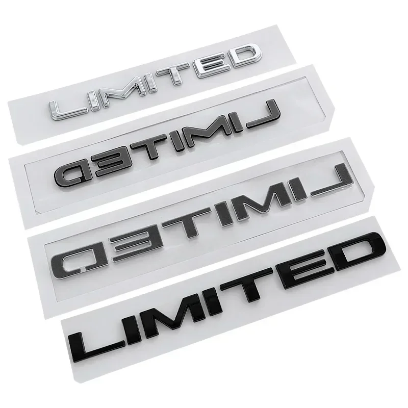 3D ABS Car Body Emblem Rear Trunk Badge Sticker for Jeep LIMITED Wrangler Tj Jk Jl Grand Cherokee Commander Renegade Liberty