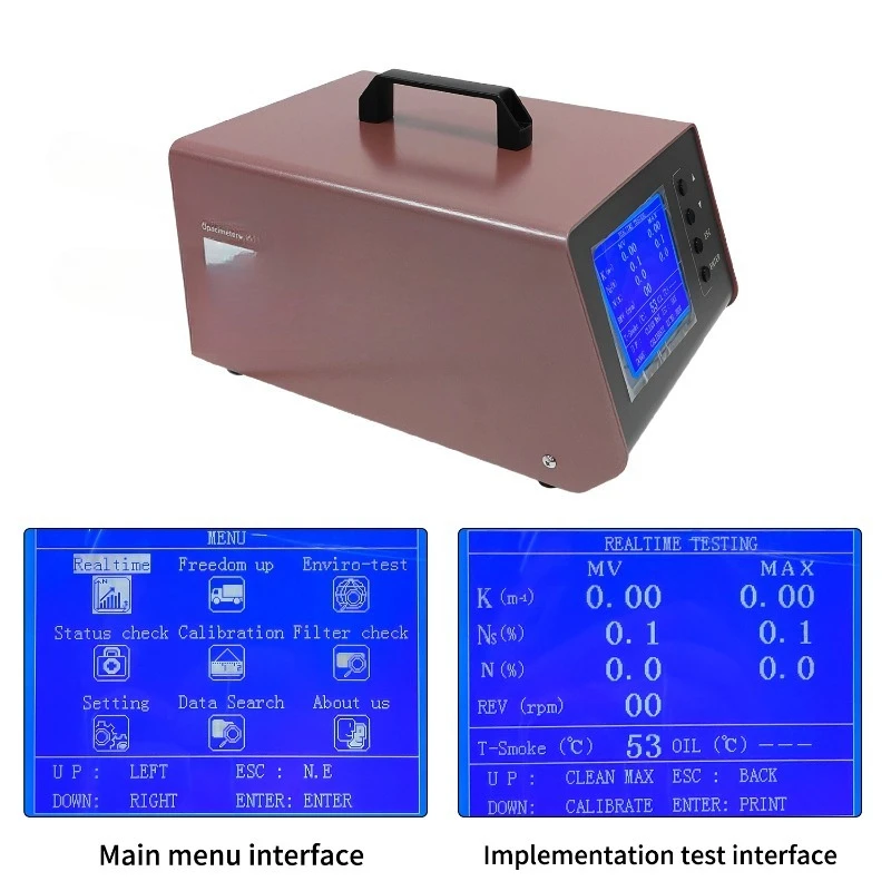 MQY-201 Transmissive Smoke Meter Diesel Vehicle Exhaust Gas Pollutant Detection Exhaust Gas Analyzer