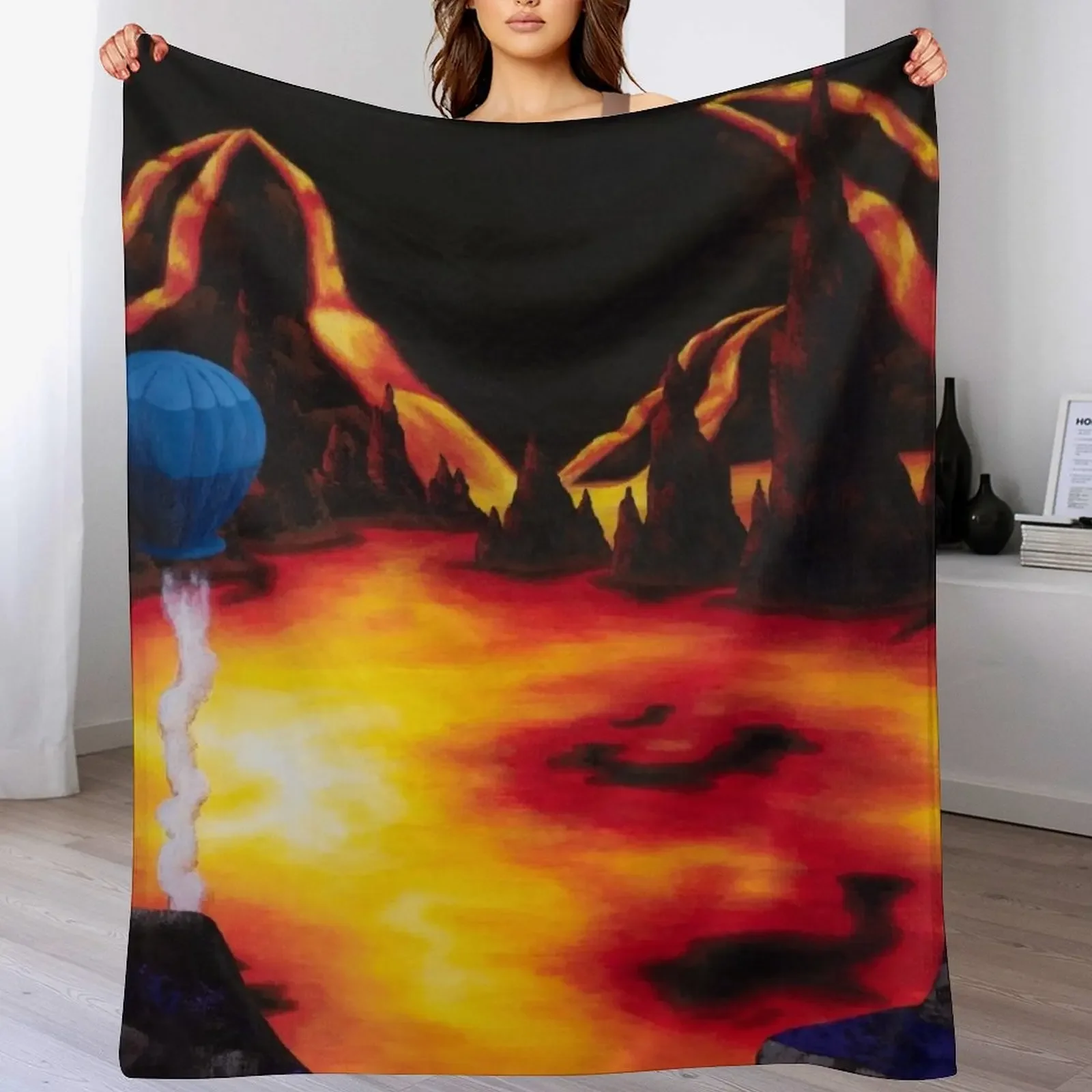 

Red Hot Ride Throw Blanket manga Custom Camping Luxury Throw Blankets