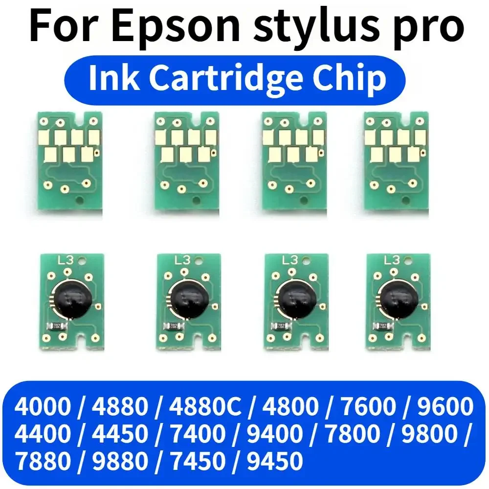 4880 Printer Ink Cartridge Resettable Chip for Epson stylus pro 4000 4880C 4800 7600 9600 4400 4450 7400 9400 7800 9800 7880