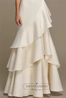 Robe de soirée sirène élégante pour femme, longue, multicouche, pour bal de promo, soirée, occasion formelle, personnalisable 2026 4