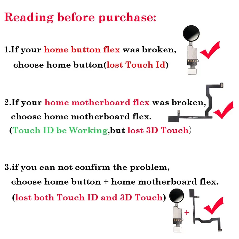 Universal Touch Version Home Button Flex For iPhone 8 8 Plus SE2 YF Back Return Function Solution With Screen Seal Free Tools
