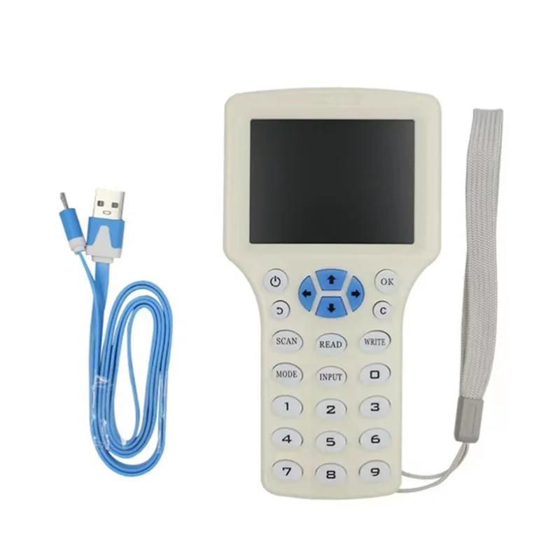 RFID Reader Writer Duplicator NFC Smart Card Programmer 125KHz 13.56MHz Encrypted Decoder Writable Key Cards