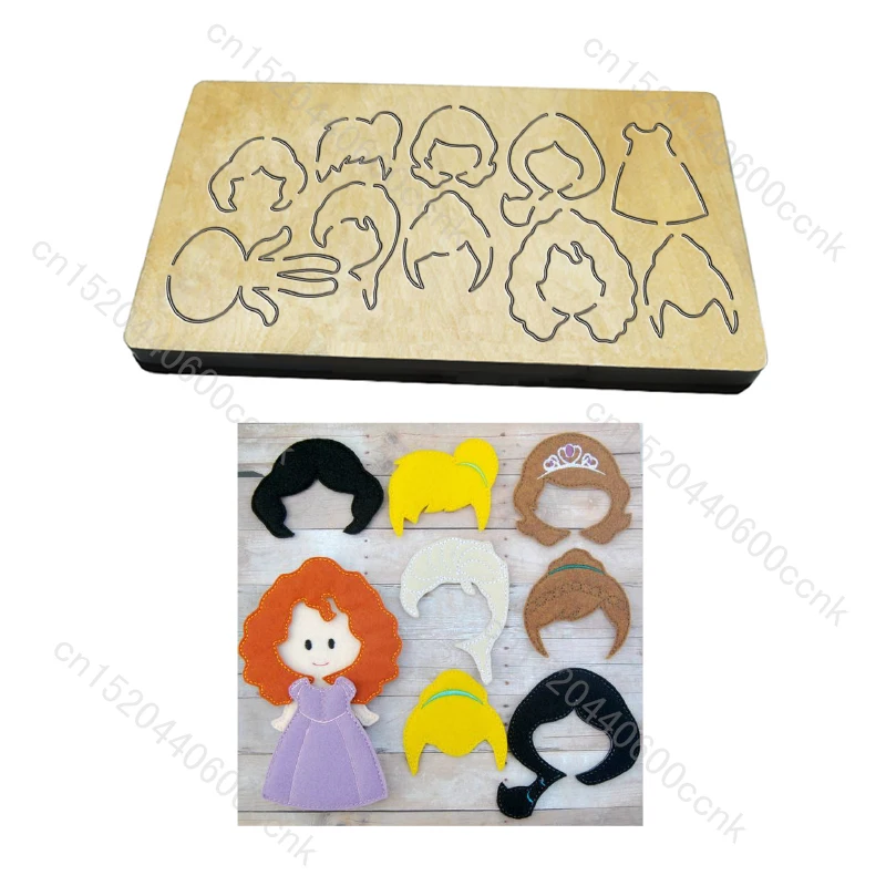 New Princess wooden dies, cutting dies for scrapbooking, multiple sizes, v-862