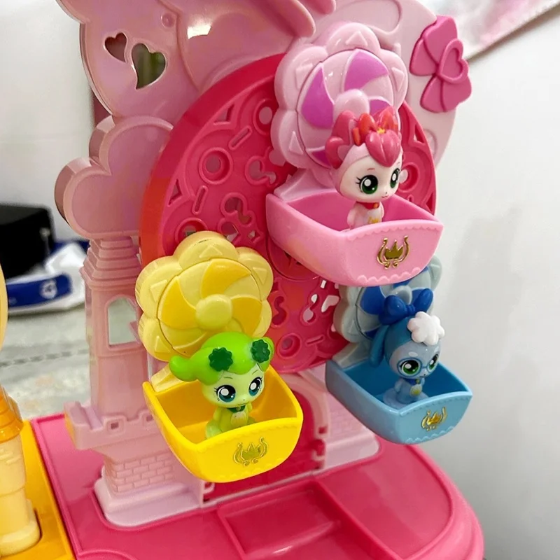 Nouvelle merveilleuse série mignonne jouets rêveur Mini parc d'attractions château miroir magique boîte poupée cadeau pour enfants jouets Kawaii pour fille