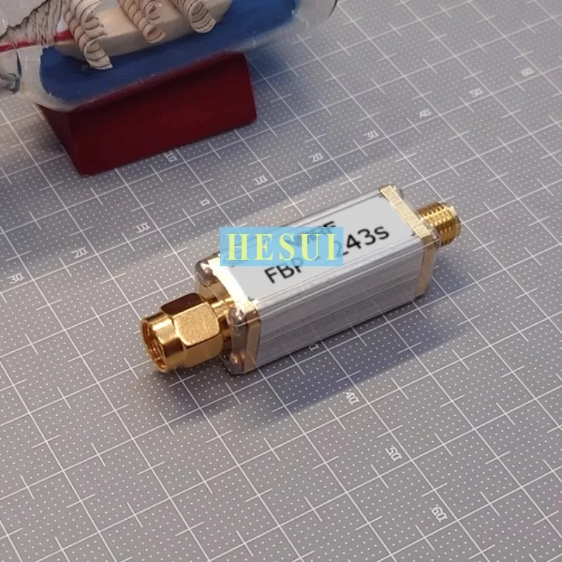 

BPF Filter RF 243.95MHz Module aviation emergency band dedicated SAW bandpass filter, 300kHz bandwidth, SMA interface Module