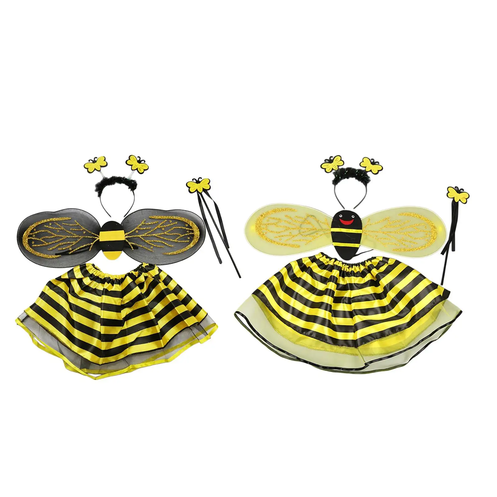 

Child Bee Costume Set Little Bee Elf Dress up for Halloween Stage Performances Masquerade Parties Birthday Bee Themed Parties