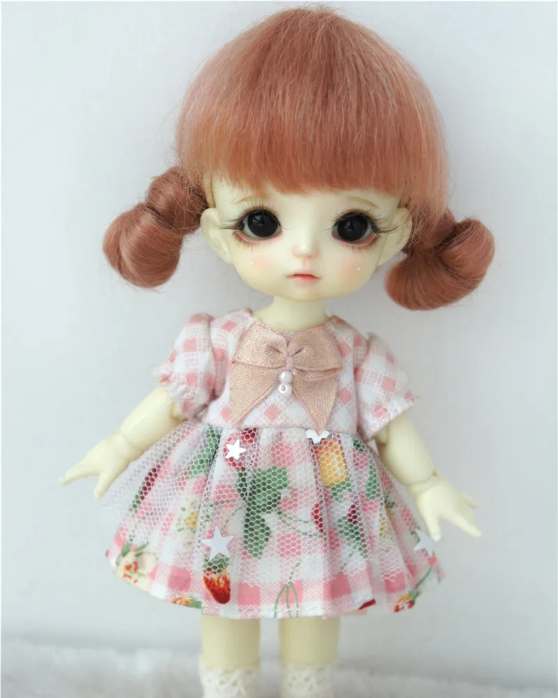 

Полноразмерный мохеровый игрушечный парик JD142 Twins Low Buns Guyomi BJD Hair для кукол 1/12 1/8 1/6 1/4 1/3 OB11 YOSD MSD SD