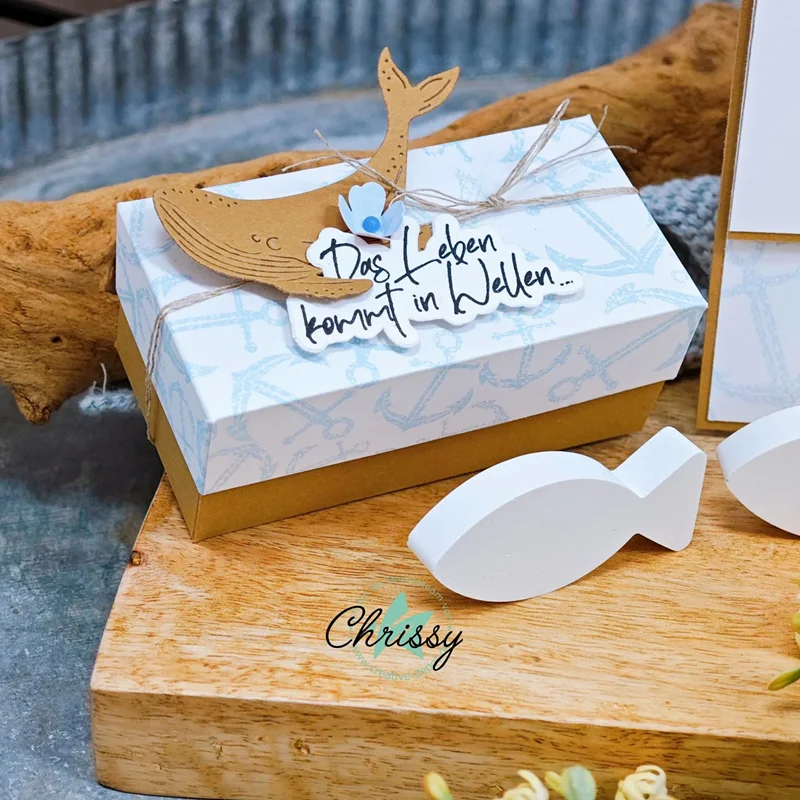 Cutting Dies Retrokoffer Licht - Wedding Card Box recension och pris