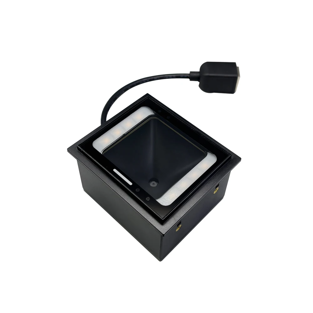 LJX RD6100 IP67 Dust and Water Proof 2D Fixed Mount Barcode Scanner NFC Reader for Indoor Outdoor Kiosk Vending Machine Locker