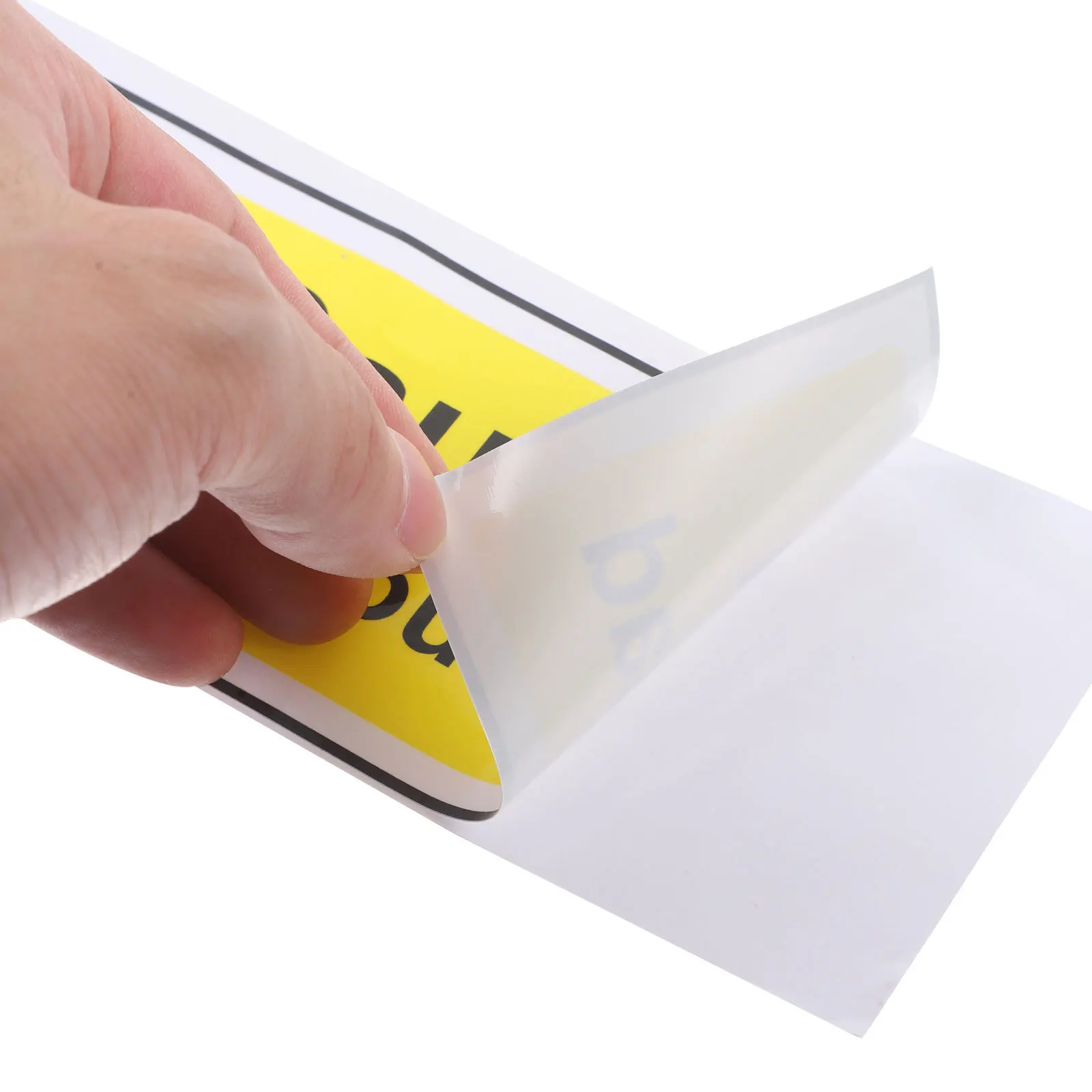 

Safety Sign Sticker Convenient Use Self Adhesive Warning Label Caution Sticker Signs Sign Signs