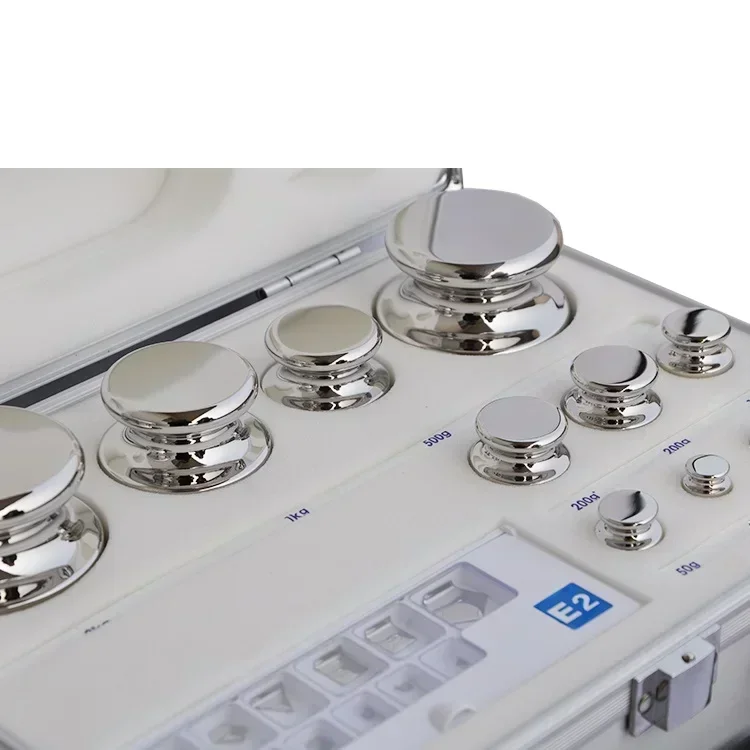 

Hot sales OIML E1 E2 F1 F2 Class 1mg-100g Nonmagnetic Stainless Steel Test Weight Standard Weight Set Calibration Weight Set