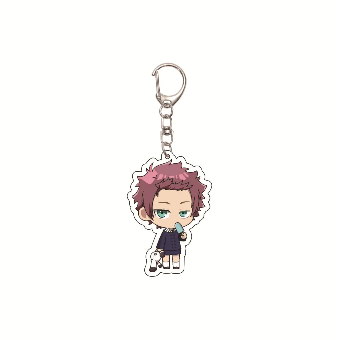 55MM Anime Blue Lock Figure Yoichi Isagi Hyoma Chigiri Meguru Bachira Rensuke Kunigami Acrylic Keychain Chrismas Cute Gifts