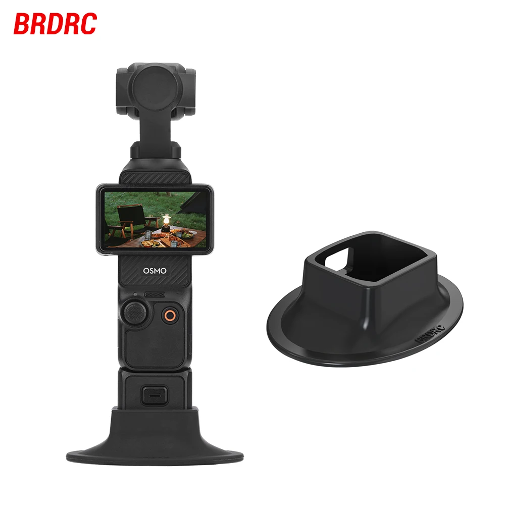 BRDRC Silicone Anti-slip Base for DJI Osmo Pocket 3  Expansion Desktop Support Brackets for Handheld Gimbal Accessories