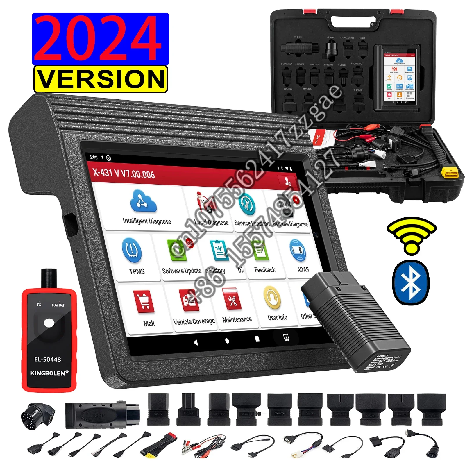 

Версия 2023 X-431 V 4,0 8 "12 В Ob значительноvn Obd2 Сканер Tpms Автомобильный диагностический станок для 2 лет бесплатно