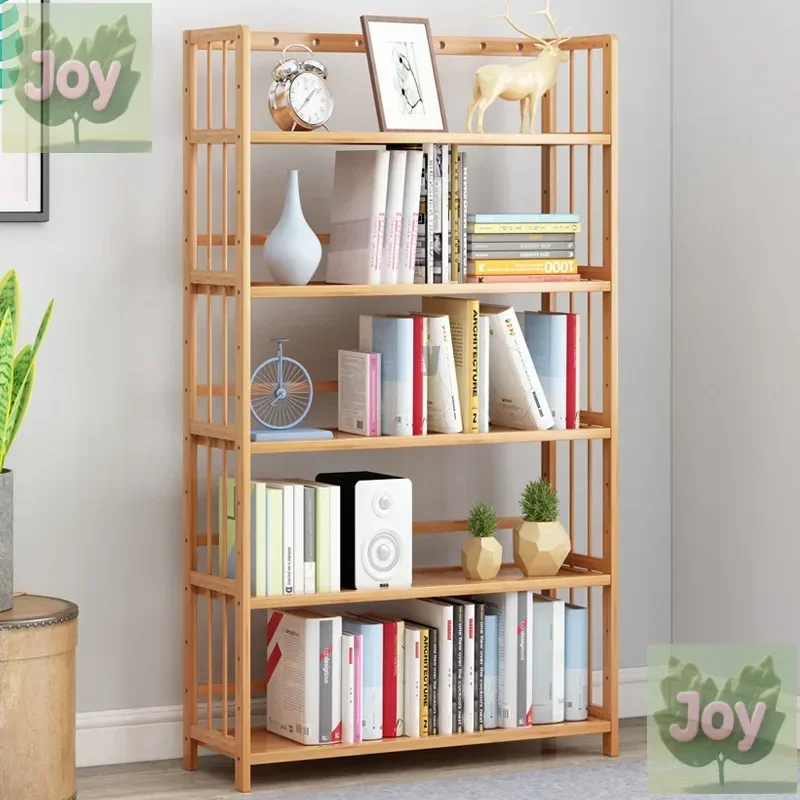 

Простая книжная полка, напольная полка, детский студенческий книжный шкаф для спальни, многослойный учебный стол, стеллаж для хранения, артефакт для общежития